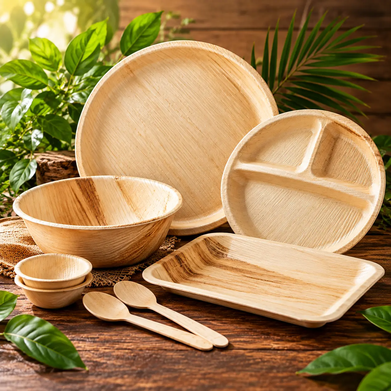 Biodegradable tableware range - Ramada Exports