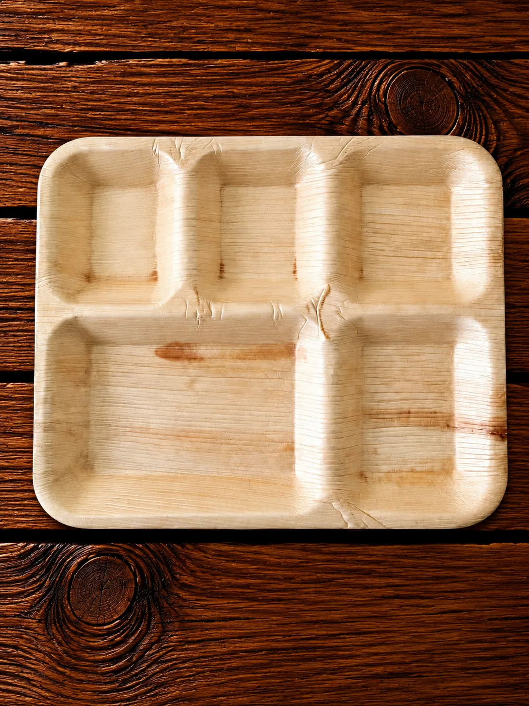 12 X 10 Rectangle 5 Partition Plate - Ramada Exports