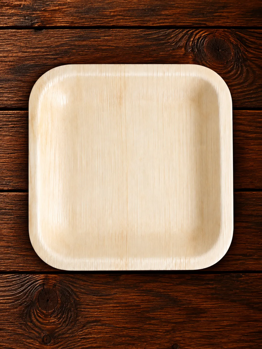 6 Square Plate Leaf Design - Ramada Exports