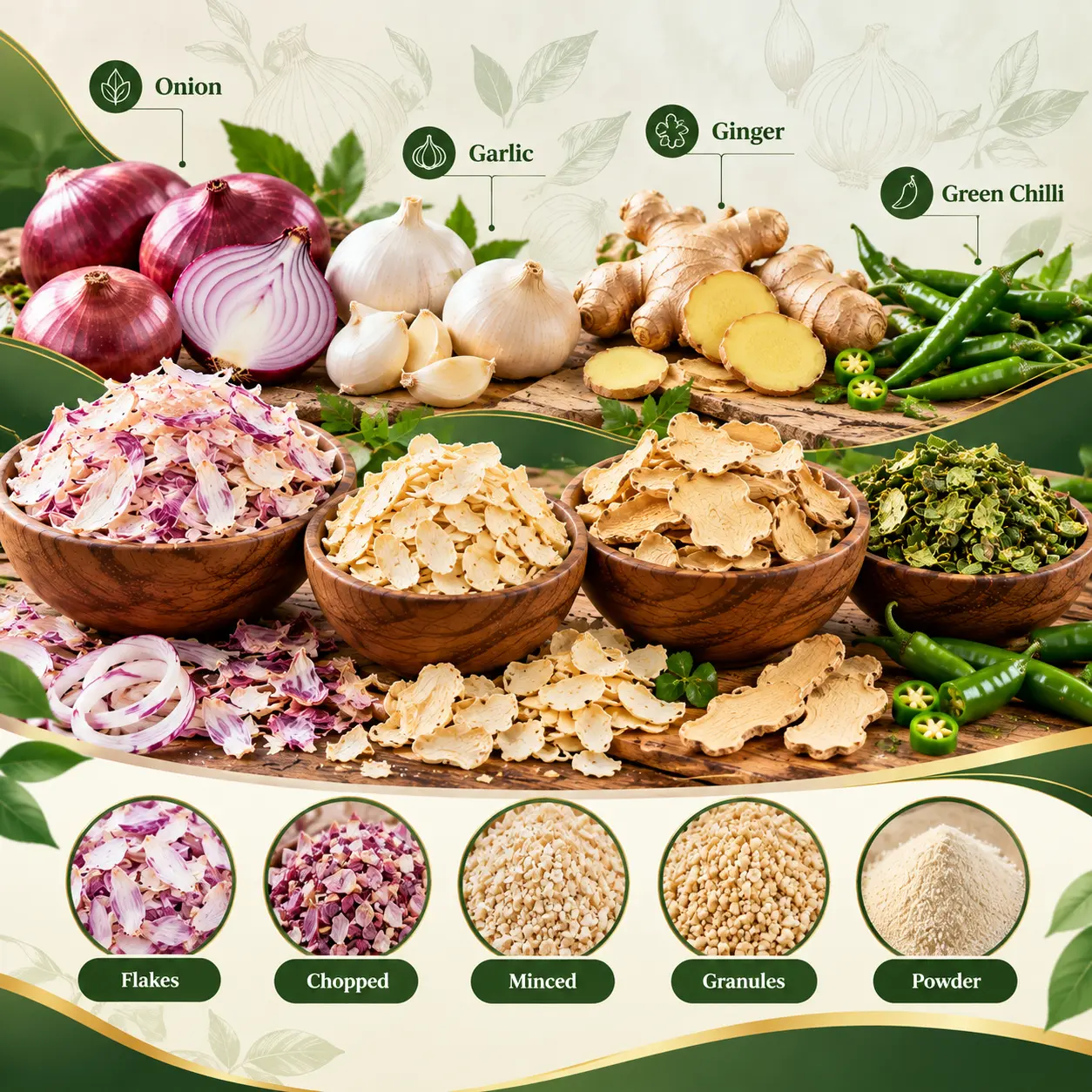Dehydrated Ingredients