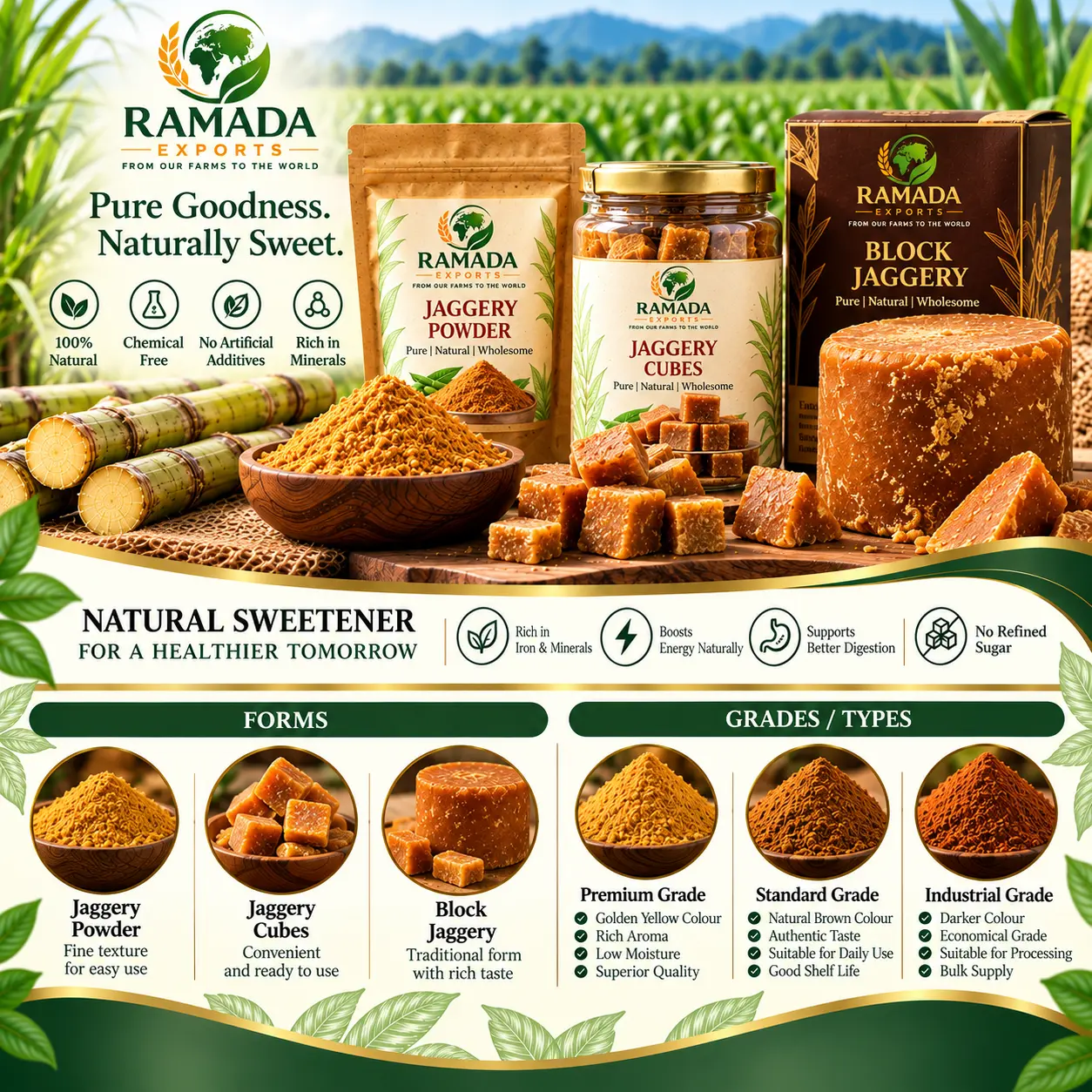 Jaggery - Ramada Exports