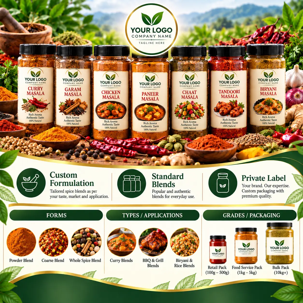 Customised Spice Blends - Ramada Exports