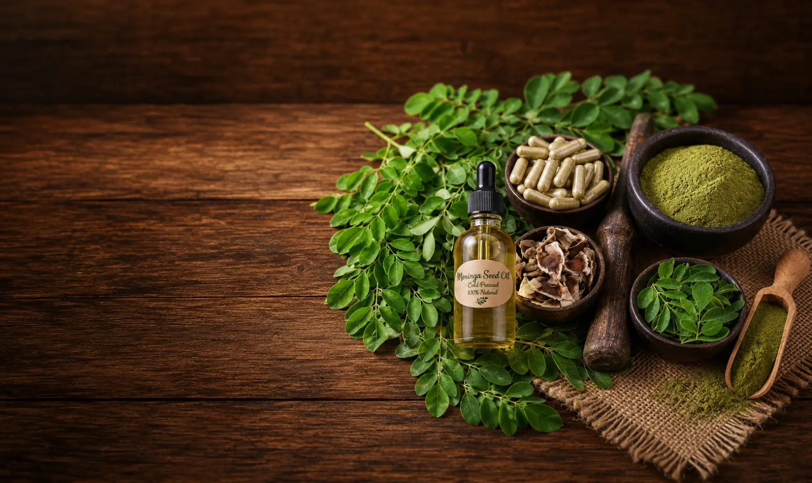 Moringa Powder – Nutrient-Rich & Export-Ready